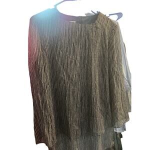 Anne Crimmins for Umi Collections Silk Blouse Size 8